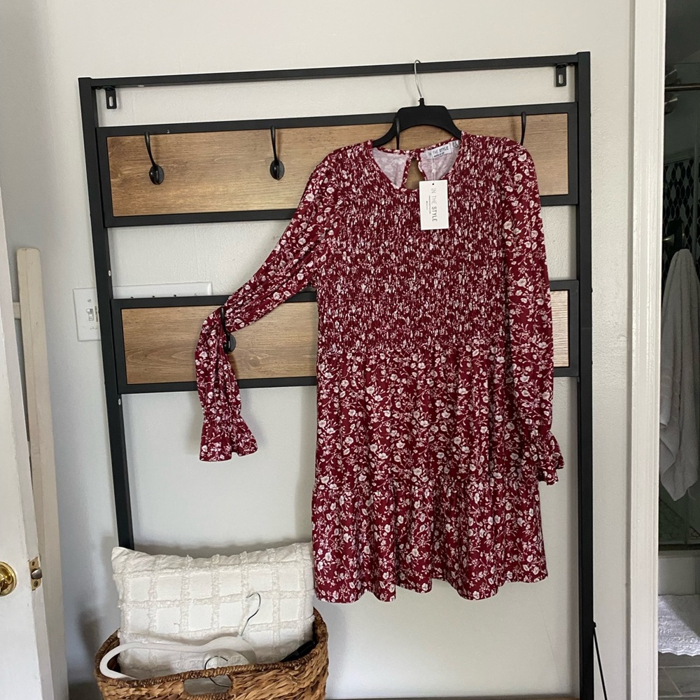 In the Style Smocked Floral Dress